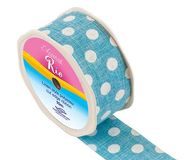 Eleganza Rio Polka Dot 38mm x 10m Lt. Blue No.25 - Ribbons